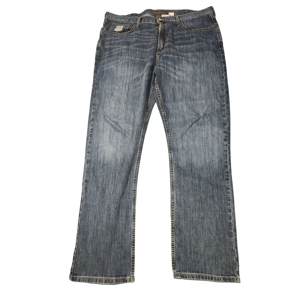 Cinch Silver Label Mens Jeans 40x32 Blue Straight Leg Western Equestrian Denim